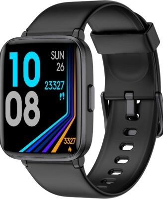 LIVIKEY Fitness Tracker Watch with Heart Rate Monitor, Activity Tracker with Pedometer, Sleep Monitor, Calories & Step Counter, IP68 Waterproof Smart Watches for Women Men Fitness Watch for Sports